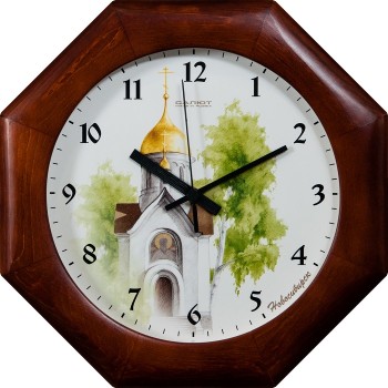 Часы настенные ДС-ВБ28-152 РУСЬ в Шарыпово - sharypovo.mebel54.com | фото