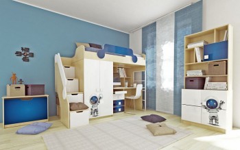 Детская комната Санни (Белый/корпус Клен) в Шарыпово - sharypovo.mebel54.com | фото