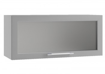 Кёльн ШВГС 800 Шкаф верхний горизонтальный со стеклом (Софт бланж/корпус Венге) в Шарыпово - sharypovo.mebel54.com | фото