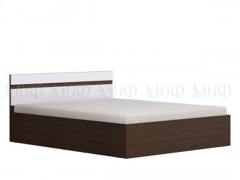 Ким кровать 1,4 (Венге/белый глянец) в Шарыпово - sharypovo.mebel54.com | фото