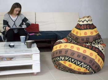 Кресло-груша Большое-Африка в Шарыпово - sharypovo.mebel54.com | фото