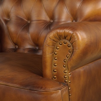 Кресло кожаное Чарльз в Шарыпово - sharypovo.mebel54.com | фото