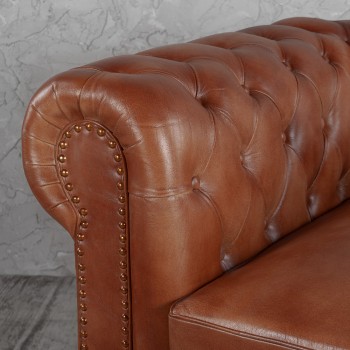Кресло кожаное Лофт Честер (кожа) в Шарыпово - sharypovo.mebel54.com | фото