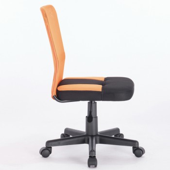 Кресло компактное BRABIX Smart MG-313 (черный, оранжевый) в Шарыпово - sharypovo.mebel54.com | фото