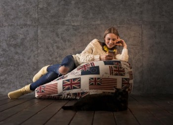 Кресло-мешок Британский Флаг в Шарыпово - sharypovo.mebel54.com | фото