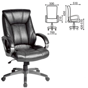 Кресло офисное BRABIX Maestro EX-506 (черный) в Шарыпово - sharypovo.mebel54.com | фото