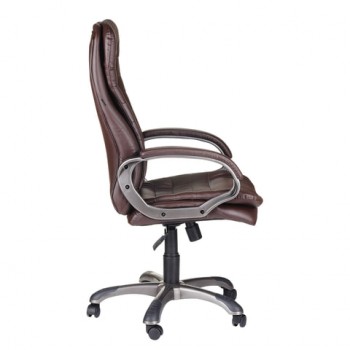 Кресло офисное BRABIX Omega EX-589 (коричневое) в Шарыпово - sharypovo.mebel54.com | фото