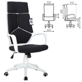 Кресло офисное BRABIX Prime EX-515 (черная ткань) в Шарыпово - sharypovo.mebel54.com | фото