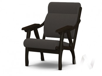Кресло Вега-10 (венге лак/ULTRA GRAFIT) в Шарыпово - sharypovo.mebel54.com | фото