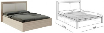 Кровать 1,6 Глэдис (М32) с подъемным механизмом Распродажа в Шарыпово - sharypovo.mebel54.com | фото