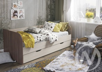 Кровать детская Балли 2-х уровневая (шимо темный/шимо светлый) в Шарыпово - sharypovo.mebel54.com | фото