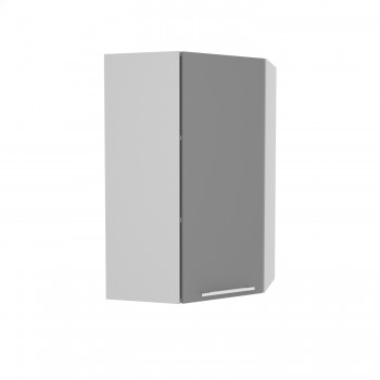 Лофт ВПУ 550 шкаф верхний угловой высокий (Штукатурка серая/корпус Серый) в Шарыпово - sharypovo.mebel54.com | фото