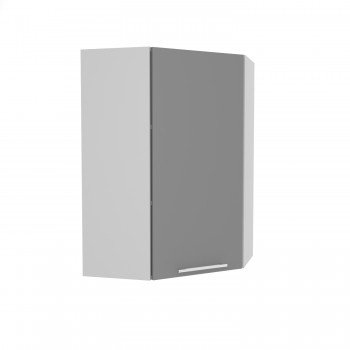 Лофт ВПУ 600 шкаф верхний угловой высокий (Штукатурка серая/корпус Серый) в Шарыпово - sharypovo.mebel54.com | фото