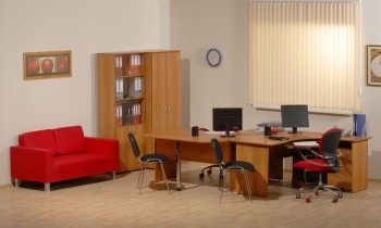 Мебель для персонала Рубин 42 Светлый миланский орех в Шарыпово - sharypovo.mebel54.com | фото