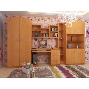 Детская Мишутка Комплект мебели (Вишня оксфорд) в Шарыпово - sharypovo.mebel54.com | фото