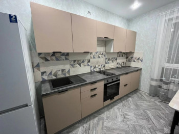 Модульная кухня Норд 2,5 м (Софт какао/Белый) в Шарыпово - sharypovo.mebel54.com | фото