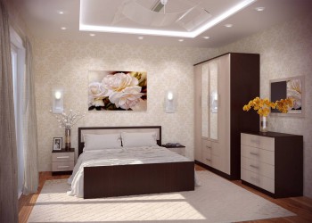Модульная спальня Фиеста в Шарыпово - sharypovo.mebel54.com | фото