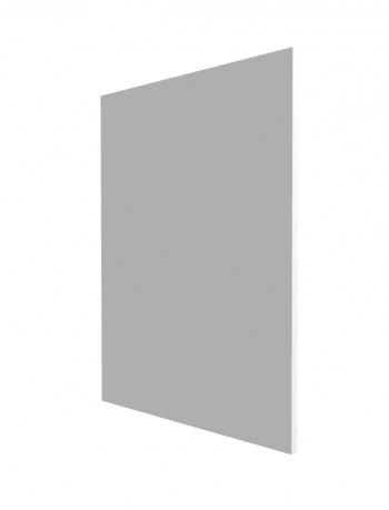 Панель торцевая С Ройс (для шкафов нижних) Белый софт в Шарыпово - sharypovo.mebel54.com | фото