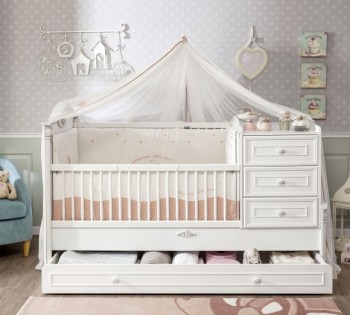 ROMANTIC BABY Детская кровать-трансформер 20.21.1015.00 в Шарыпово - sharypovo.mebel54.com | фото