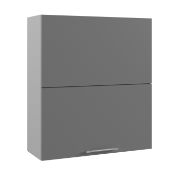 Ройс ВПГПМ 800 Шкаф верхний высокий Blum Aventos HF (Графит софт/корпус Серый) в Шарыпово - sharypovo.mebel54.com | фото