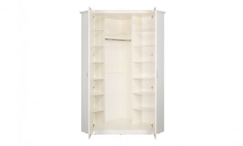 Шкаф для одежды 13.124 Ливерпуль (Белый, ясень ваниль НМ-1012-100 ПВХ) в Шарыпово - sharypovo.mebel54.com | фото