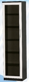 Шкаф средний со стеклодверью ДЛЯ ГОСТИНОЙ ШСС-450 Венге/Дуб выбеленный в Шарыпово - sharypovo.mebel54.com | фото