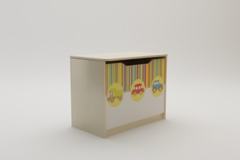 Ящик для игрушек Клаксон (Бежевый/корпус Клен) в Шарыпово - sharypovo.mebel54.com | фото