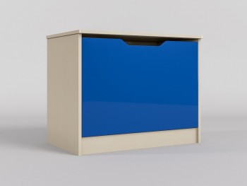 Ящик для игрушек Скай люкс (Синий/корпус Клен) в Шарыпово - sharypovo.mebel54.com | фото